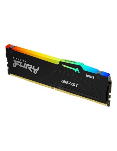 Kingston Technology FURY Beast RGB módulo de memoria 8 GB 1 x 8 GB DDR5 6000 MHz