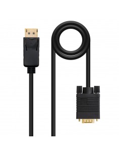 Nanocable Cable Conversor DisplayPort a VGA, DP M - VGA M, Negro, 1 m