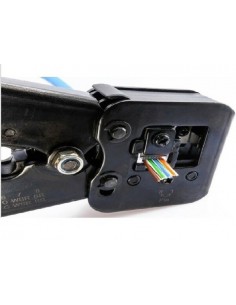 Lanberg NT-0204 crimpadora Herramienta para prensar Negro, Azul 2