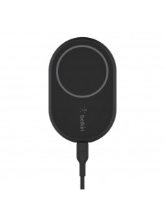 Belkin WIC004BTBK-NC cargador de dispositivo móvil Smartphone Negro Encendedor de cigarrillos Cargador inalámbrico Carga rápida 2