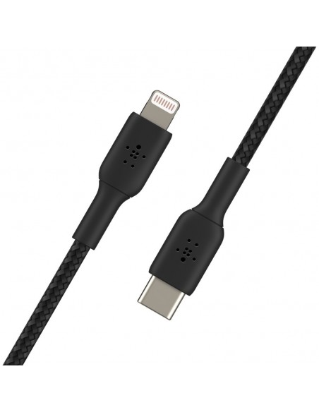 Belkin CAA004BT1MBK cable de conector Lightning 1 m Negro