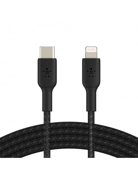 Belkin CAA004BT1MBK cable de conector Lightning 1 m Negro