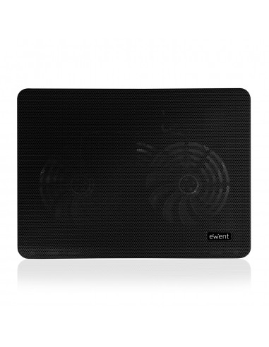 Ewent EW1256 almohadilla fría 43,2 cm (17") 1000 RPM Negro