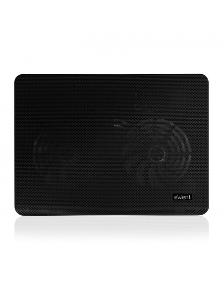 Ewent EW1256 almohadilla fría 43,2 cm (17") 1000 RPM Negro