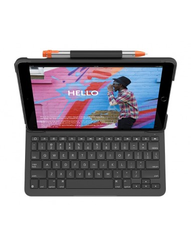 Logitech Slim Folio Grafito Bluetooth QWERTY Español