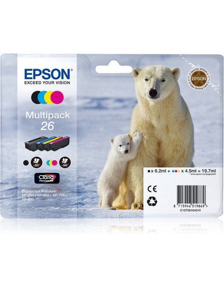 Epson Polar bear Multipack 26 4 colores