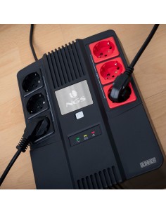 NGS Fortress Bunker sistema de alimentación ininterrumpida (UPS) En espera (Fuera de línea) o Standby (Offline) 0,6 kVA 350 W 6 2