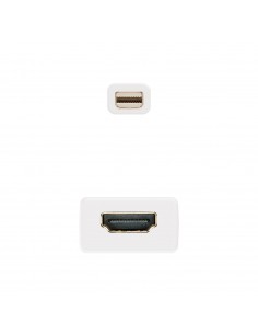 Nanocable CONVERSOR MINI DP A HDMI MINI DP M-HDMI H BLANCO 15 CM 2
