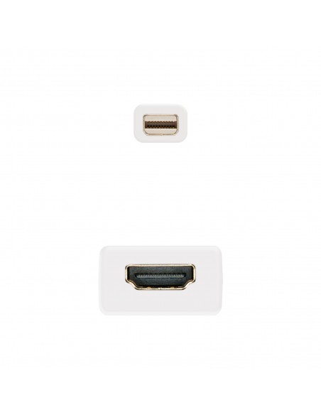 Nanocable CONVERSOR MINI DP A HDMI MINI DP M-HDMI H BLANCO 15 CM Nanocable CONVERSOR MINI DP A HDMI MINI DP M-HDMI H BLANCO 15 CM