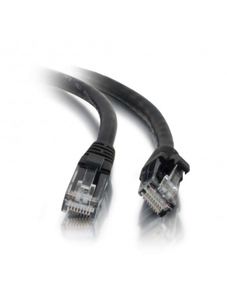 C2G Cable de conexión de red de 1,5 m Cat5e sin blindaje y con funda (UTP), color negro
