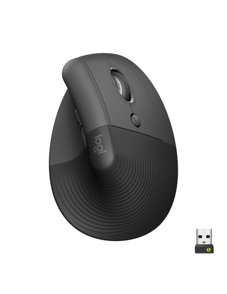 Logitech Lift ratón mano derecha RF Wireless + Bluetooth Óptico 4000 DPI
