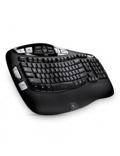Logitech Wireless Keyboard K350 teclado RF inalámbrico QWERTY Nórdico Negro