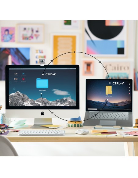 Logitech MX Keys Mini teclado RF Wireless + Bluetooth QWERTY Inglés Grafito