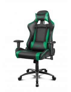 DRIFT DR150BG silla para videojuegos Silla para videojuegos universal Asiento acolchado Negro, Verde
