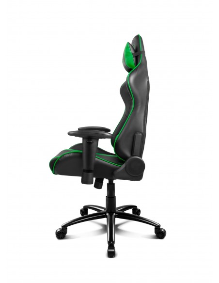 DRIFT DR150BG silla para videojuegos Silla para videojuegos universal Asiento acolchado Negro, Verde