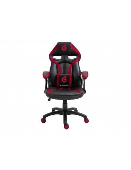 Conceptronic EYOTA05R silla para videojuegos Silla para videojuegos de PC Asiento acolchado Negro, Rojo