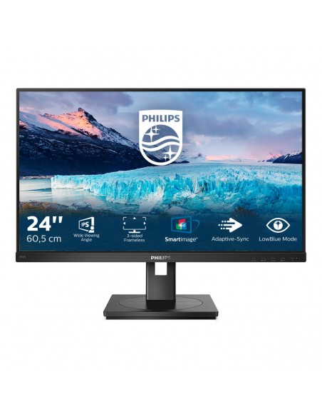 Philips S Line 242S1AE 00 LED display 60,5 cm (23.8") 1920 x 1080 Pixeles Full HD Negro Philips S Line 242S1AE 00 LED display 60,5 cm (23.8") 1920 x 1080 Pixeles Full HD Negro
