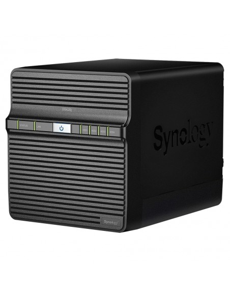 Synology DiskStation DS420J servidor de almacenamiento NAS Compacto Ethernet Negro RTD1296