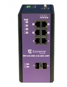 Extreme networks 16801 switch Gestionado L2 Fast Ethernet (10 100) Energía sobre Ethernet (PoE) Negro, Lila