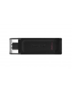 Kingston Technology DataTraveler 70 unidad flash USB 32 GB USB Tipo C 3.2 Gen 1 (3.1 Gen 1) Negro
