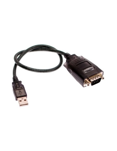 Ewent EW1116 cable de serie Negro 1,5 m USB 9 Sub-D