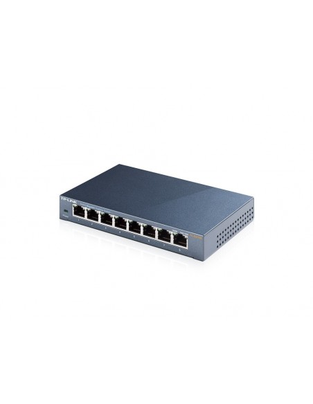 TP-Link TL-SG108 V3.0 No administrado Gigabit Ethernet (10 100 1000) Negro