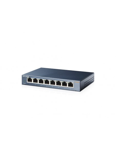 TP-Link TL-SG108 V3.0 No administrado Gigabit Ethernet (10 100 1000) Negro