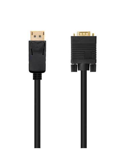 Nanocable Cable conversor DISPLAYPORT a VGA, DP M - VGA M, Negro, 2.0 M