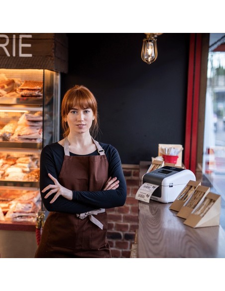 Brother TD-4550DNWB impresora de etiquetas Térmica directa 300 x 300 DPI 152 mm s Inalámbrico y alámbrico Ethernet Wifi