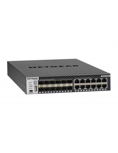 NETGEAR M4300-12X12F Gestionado L2 L3 10G Ethernet (100 1000 10000) 1U Negro