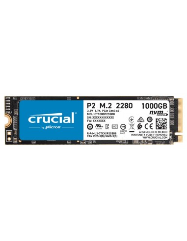 Crucial P2 M.2 1 TB PCI Express 3.0 NVMe