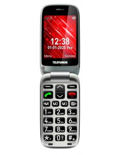 Telefunken S560 7,11 cm (2.8") 109 g Negro Teléfono para personas mayores
