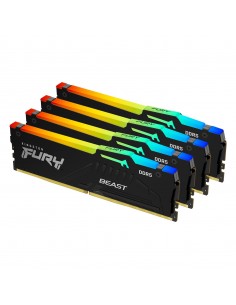 Kingston Technology FURY Beast RGB módulo de memoria 64 GB 4 x 16 GB DDR5 5600 MHz