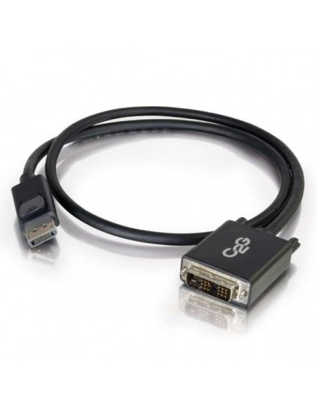C2G Cable adaptador DisplayPort macho a DVI-D Single Link macho de 2 m, negro