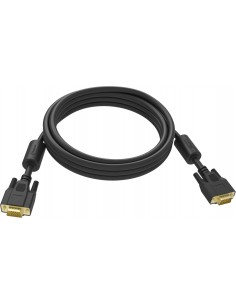 Vision TC 15MVGAP BL cable VGA 15 m VGA (D-Sub) Negro