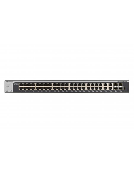 NETGEAR XS748T-100NES switch Gestionado L2+ L3 10G Ethernet (100 1000 10000) Negro