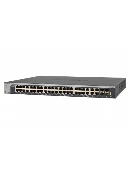 NETGEAR XS748T-100NES switch Gestionado L2+ L3 10G Ethernet (100 1000 10000) Negro