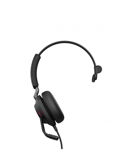 Jabra Evolve2 40, MS Mono Auriculares Alámbrico Diadema Oficina Centro de llamadas USB tipo A Bluetooth Negro
