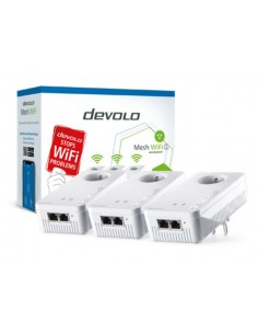 Devolo 08764 adaptador de red PowerLine 1200 Mbit s Ethernet Wifi Blanco 3 pieza(s)