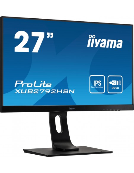 iiyama ProLite XUB2792HSN-B1 pantalla para PC 68,6 cm (27") 1920 x 1080 Pixeles Full HD LED Negro