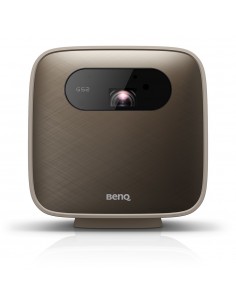 BenQ GS2 videoproyector Proyector de corto alcance 500 lúmenes ANSI DLP 1080p (1920x1080) Marrón, Gris