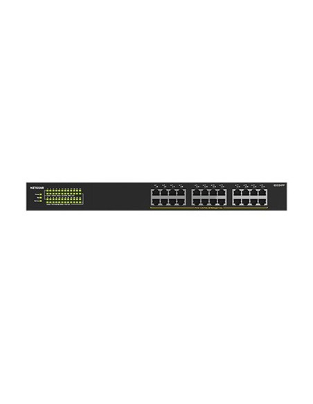 NETGEAR GS324PP No administrado Gigabit Ethernet (10 100 1000) Energía sobre Ethernet (PoE) Negro