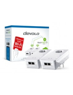 Devolo 08759 adaptador de red PowerLine 1200 Mbit s Ethernet Wifi Blanco 2 pieza(s)