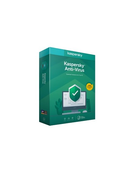 Kaspersky Anti-Virus 2020 Seguridad de antivirus Base Español 1 año(s)