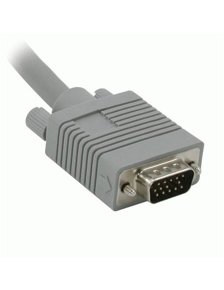 C2G 2m Monitor HD15 M M cable cable VGA VGA (D-Sub) Gris