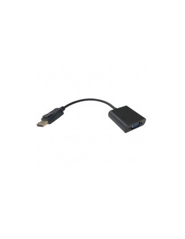 3GO ADPVGA adaptador de cable de vídeo 0,15 m DisplayPort VGA (D-Sub) Negro