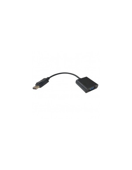 3GO ADPVGA adaptador de cable de vídeo 0,15 m DisplayPort VGA (D-Sub) Negro