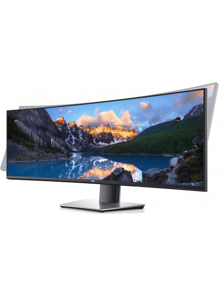 DELL U4919DW pantalla para PC 124,5 cm (49") 5120 x 1440 Pixeles UltraWide Dual Quad HD LED Negro, Plata