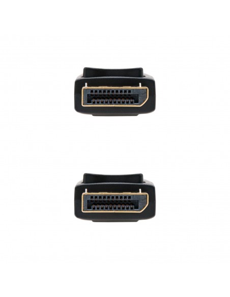 Nanocable Cable DisplayPort, DP M - DP M, Negro, 1.5 m Nanocable Cable DisplayPort, DP M - DP M, Negro, 1.5 m