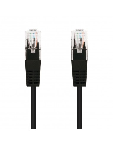 Nanocable CABLE RED LATIGUILLO RJ45 CAT.5E UTP AWG24, NEGRO, 3.0 M